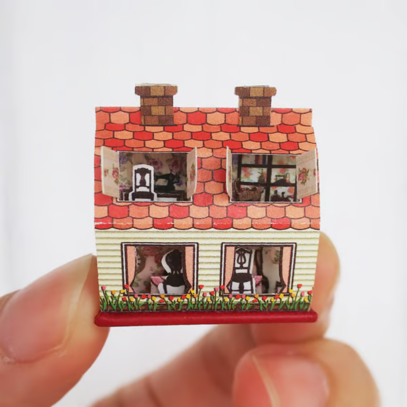 🔥Last Day 50% OFF - 🎀1:12 scale tiny book houses