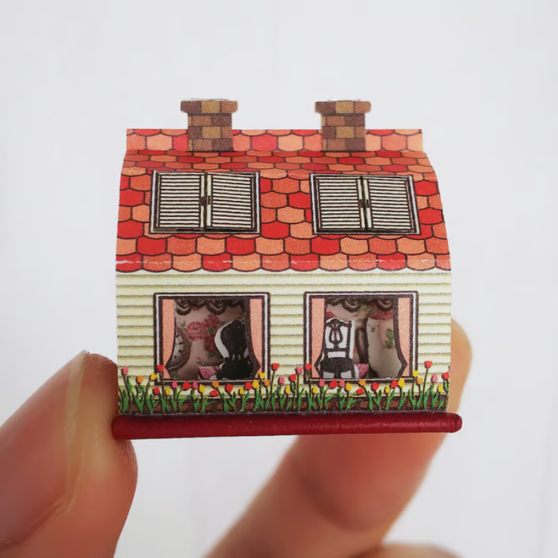 🔥Last Day 50% OFF - 🎀1:12 scale tiny book houses