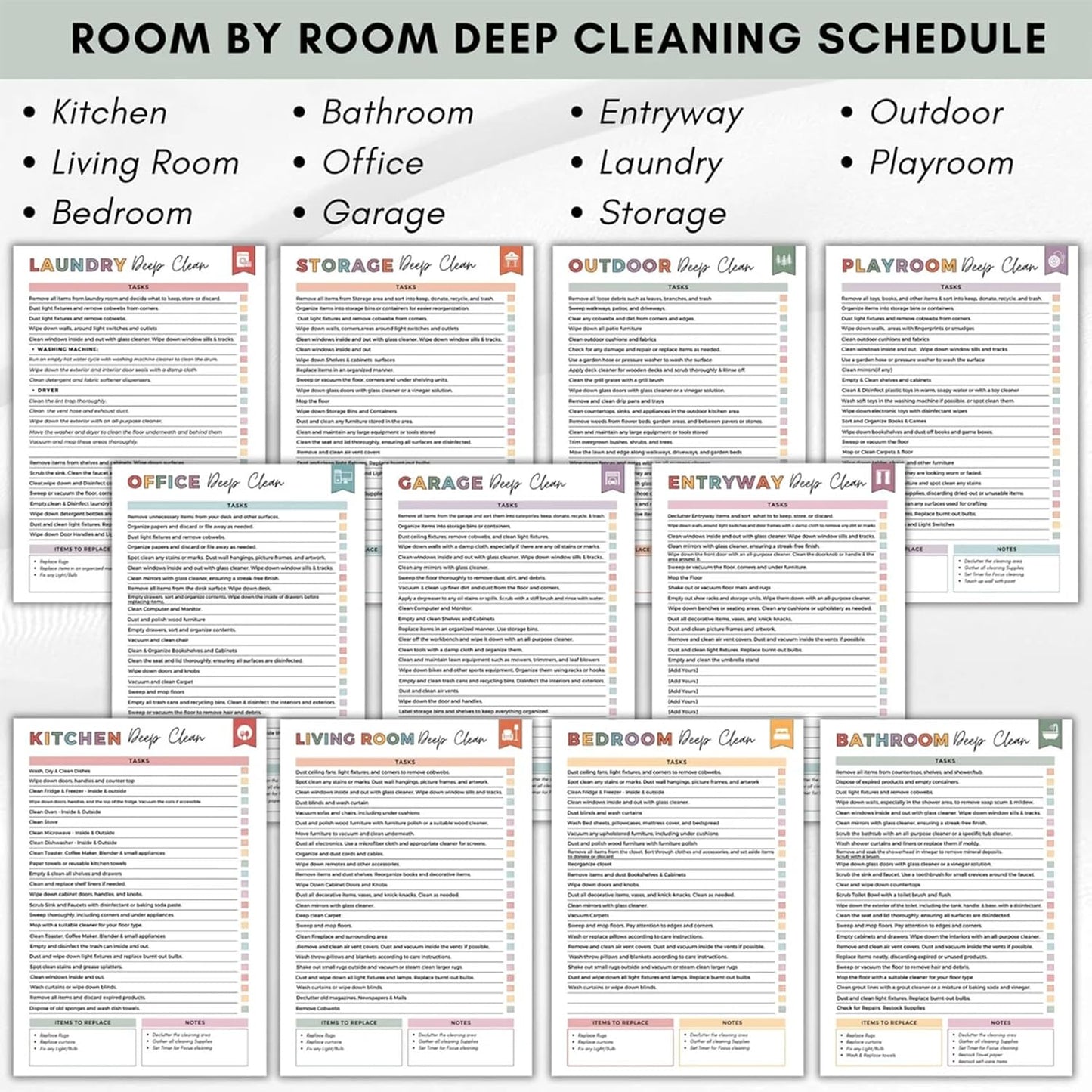 🔥🔥 ADHD toolbox for cleaning and organizing — Household planner