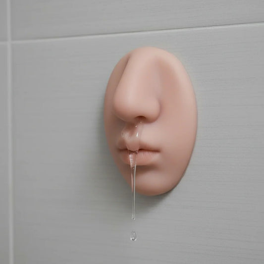 🔥 Realistic nose-shaped wall-mounted soap dispenser